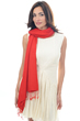 Cashmere & Silk ladies platine flashing red 201 cm x 71 cm
